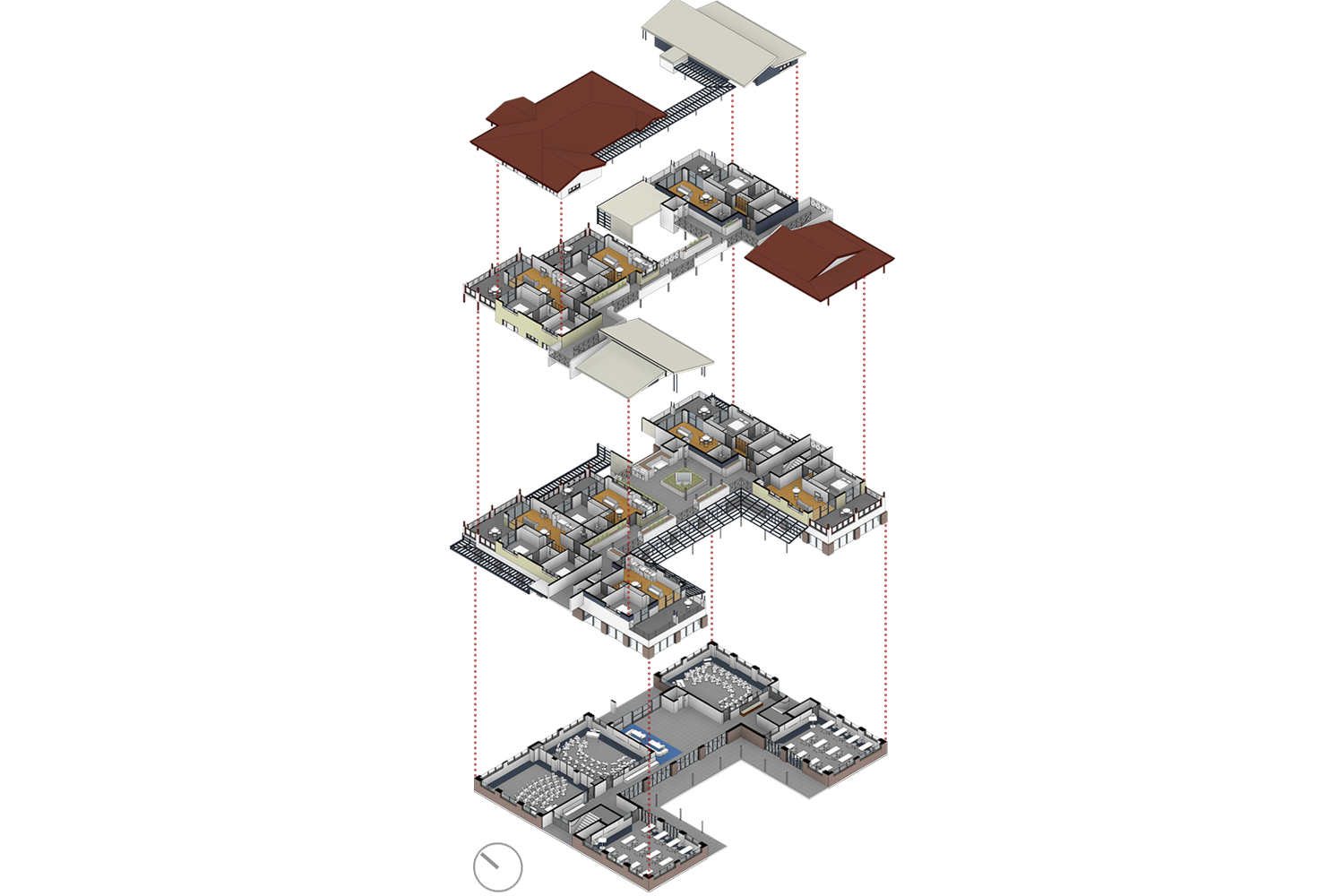 EXPLODED AXONOMETRIC VIEW