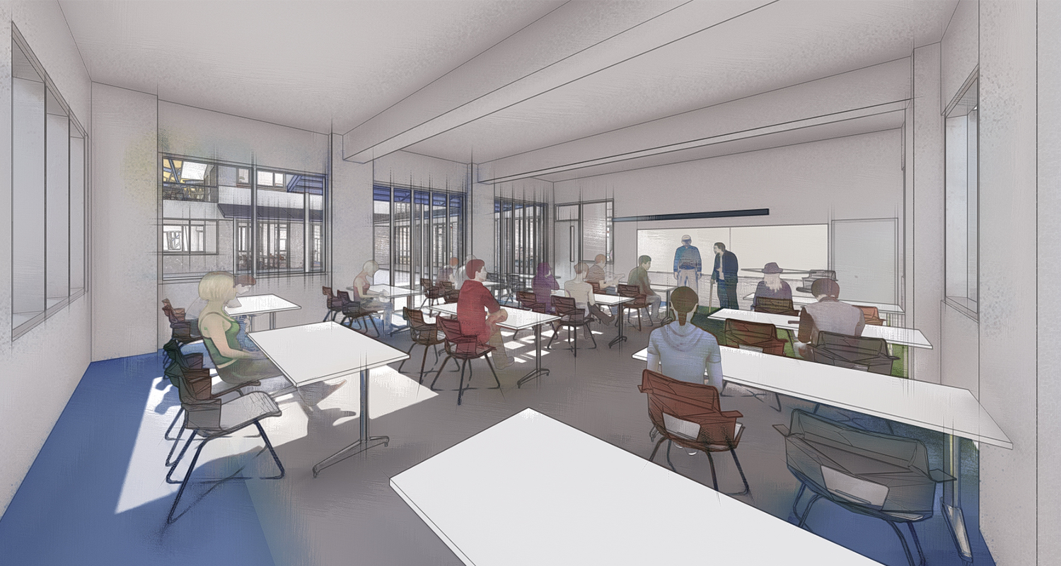 INTERIOR RENDER - TYPICAL LEARNING SPACE